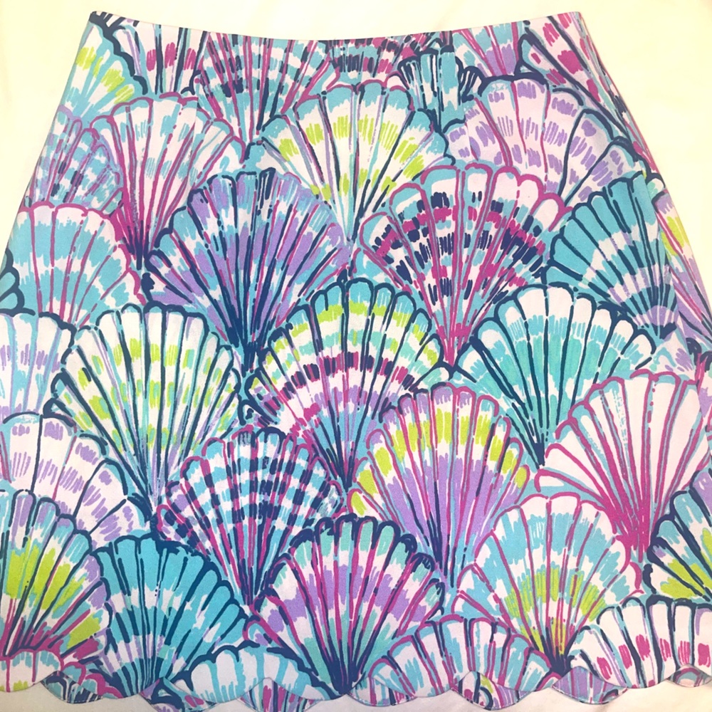Lily Pulitzer skirt (Shell you later; I believe is the name of the pattern)